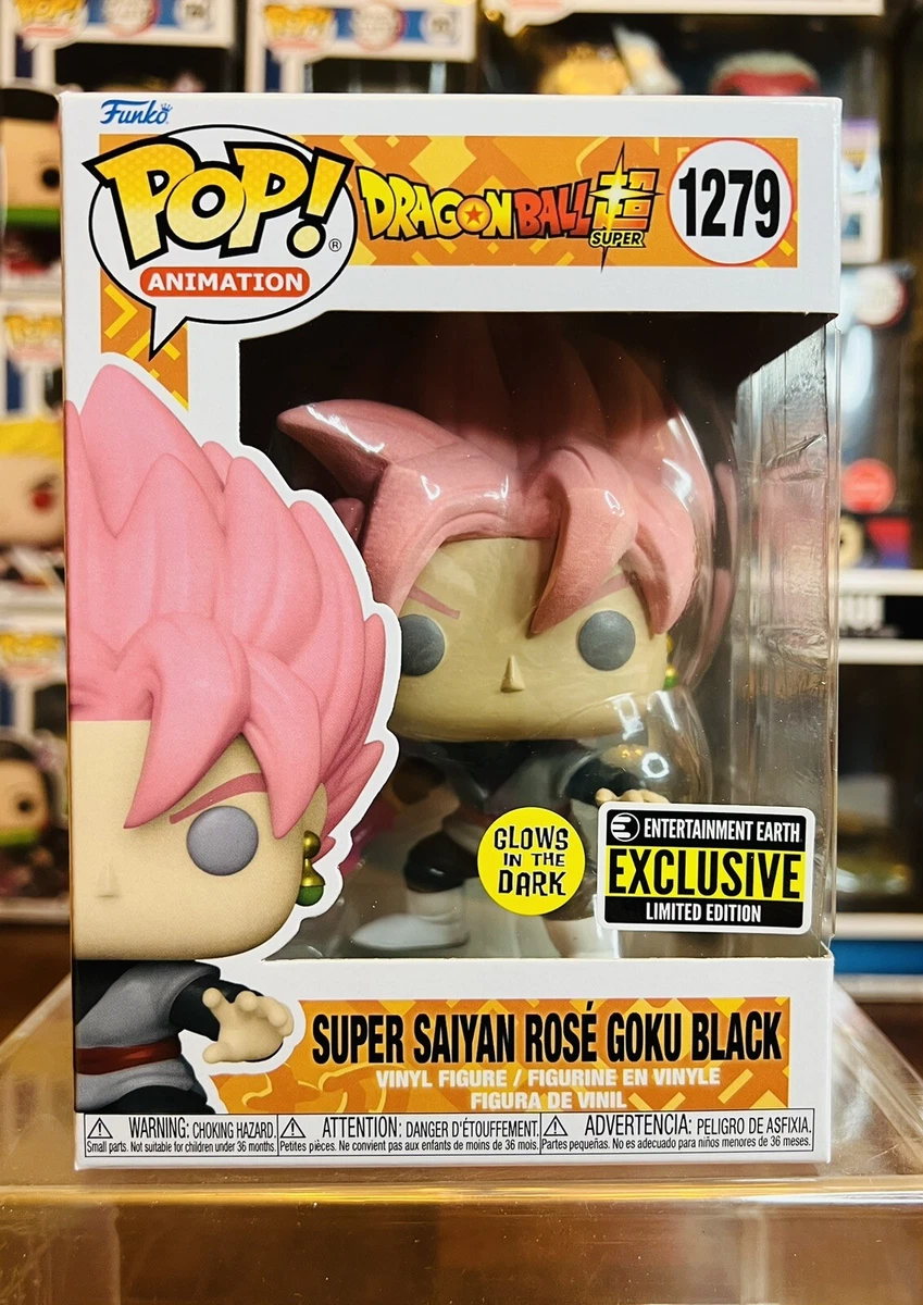 Funko Pop! Dragon Ball Super - Super Saiyan Rose Goku Black Glow in th