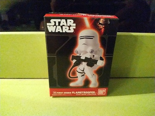 Star Wars - Converge 03 Trading Figure - First Order Flametrooper Box Sealed New - Photo 1/2