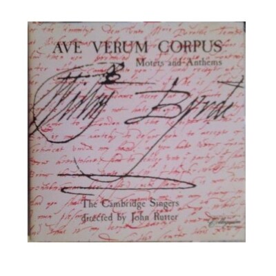 JOHN RUTTER - Cambridge Singers - Ave Verum Corpus Motets & Anthems CD