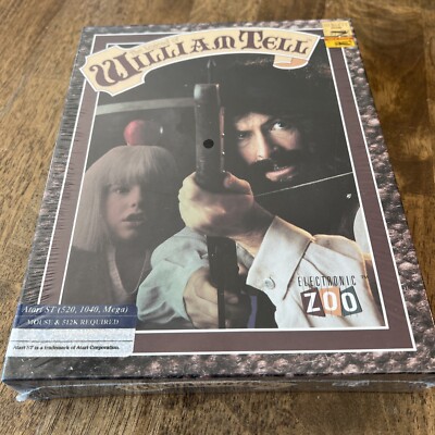 LEGEND OF WILLIAM TELL - Atari 1040/520 ST - RARE / NEW / SEALED - SAME DAY SHIP