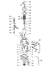 Carburetor Assy For Yamaha DT400 1976-1978 (Complete)