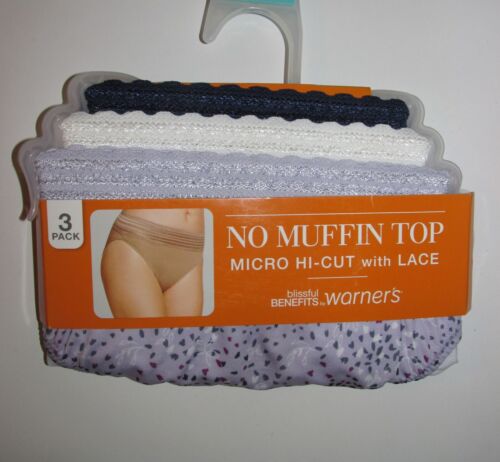 Blissful Benefits by Warners No Muffin Top Hi-Cut Panties (Size S / 5) BRAND NEW - Afbeelding 1 van 3
