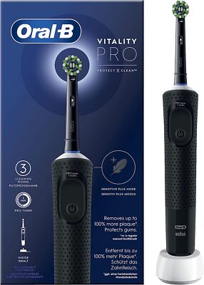 Oral-B Vitality Pro Elektrische Zahnbürste 3 Putzmodi Zahnpflege Protect X Clean