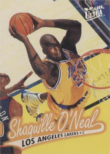 1996-97 Fleer Ultra ON THE BLOCK #135 Shaquille O'Neal SHAQ - NM