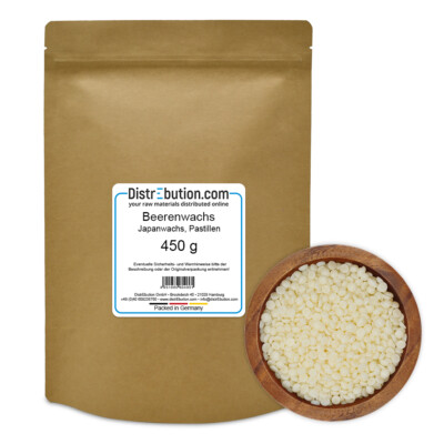 Beerenwachs 450 g (Rhus verniciflua cera), Japanwachs, für vegane Kosmetik