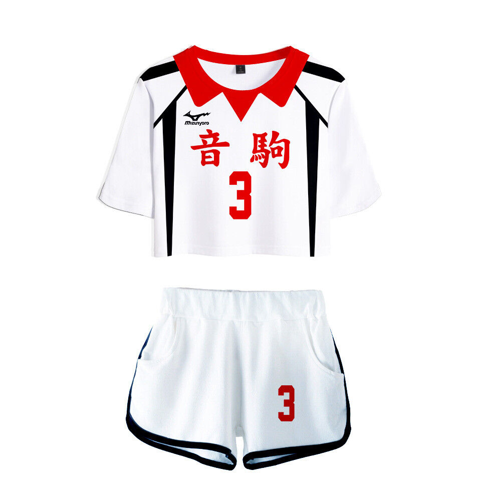 Haikyuu temporada 3 cosplay camisa shiratorizawa uniformes da