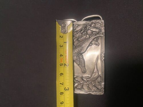Bergamotte Messing Werke Natur gravierte Gürtelschnalle Vintage Siskiyou Belt Co. - Bild 9 von 10