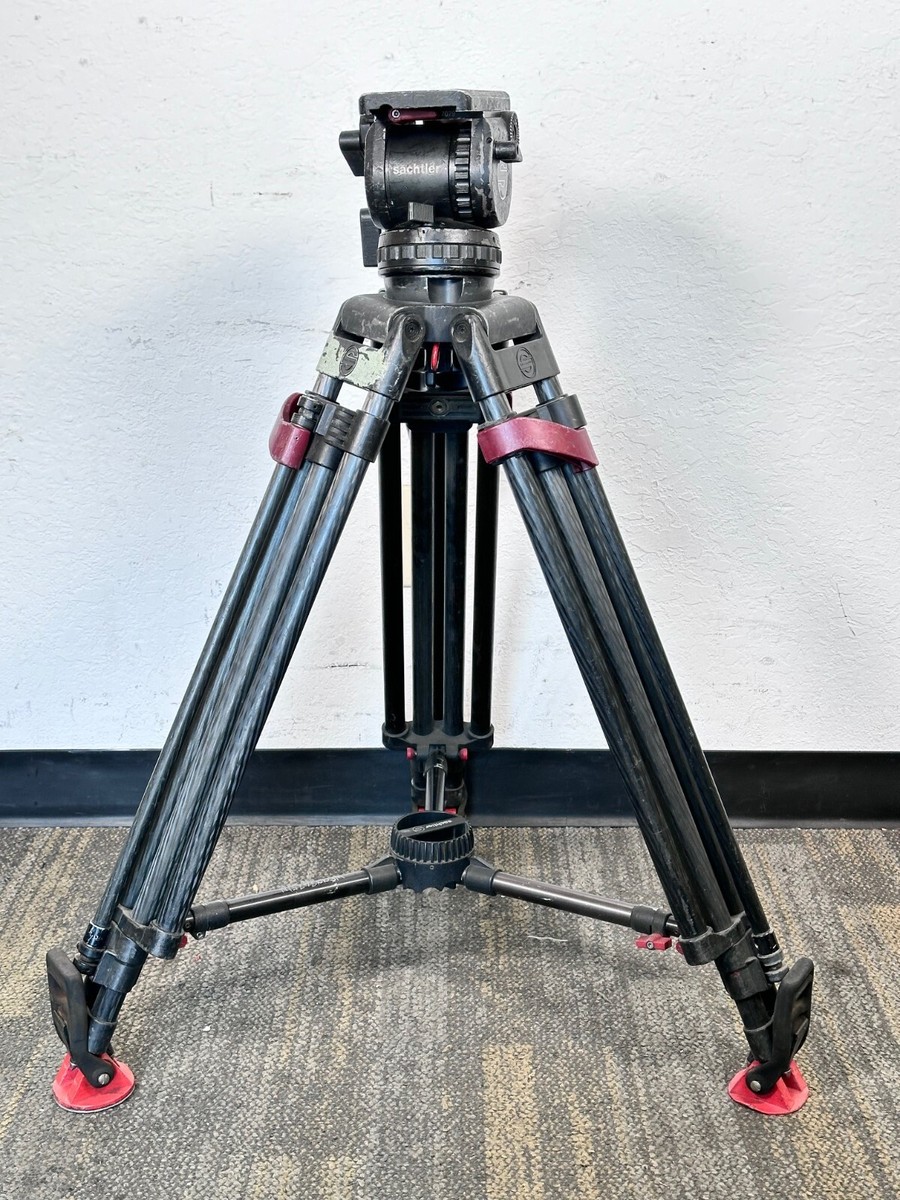 Sachtler Video 18P Fluid Head 2-Stage Carbon Fiber Tripod 18