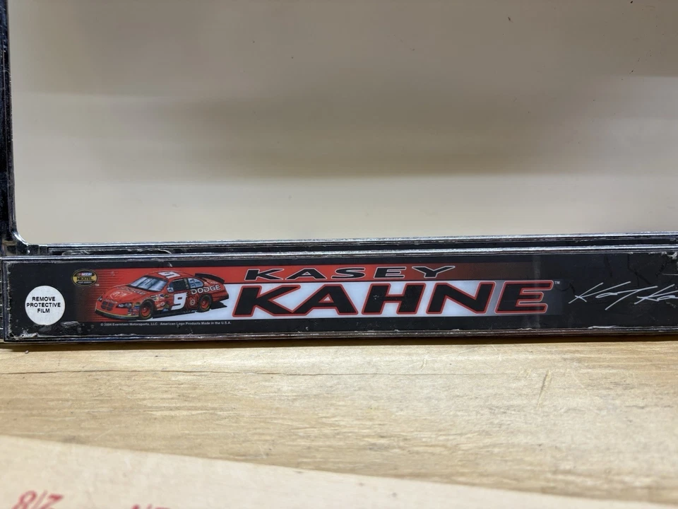 Kasey Kahne #9 NASCAR License Plate Frames (Lot of 2) - Image 3 of 4