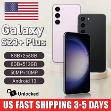 New Sealed Samsung Galaxy S23+ Plus 5G S916U 512/256GB Factory Unlocked GSM+CDMA