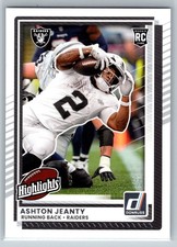 Ashton Jeanty - #82 2025 Donruss Rookies & Highlights - 1B