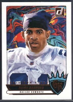 2025 Donruss #ATGK-DSS Deion Sanders All-Time Gridiron Kings