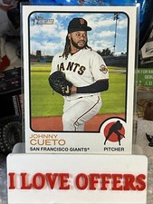 2022 Topps Heritage Johnny Cueto San Francisco Giants #458 C Store More