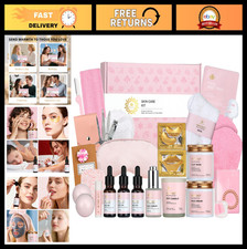 30pcs Rose Face Skin Care Set - Perfect Birthday Gift for Women, Spa Essentials