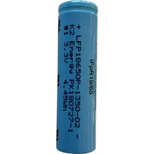 K2 Energy K218650UP01 HIGH CAPACITY POWER CELL DATA 18650 Battery Pack Fits