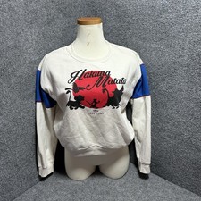 Disney The Lion King Long Sleeve Hakuna Matata Pullover Sweatshirt Sz XL