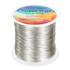 wire 328ft 26 Gauge Copper Craft Wrapping Wire, White