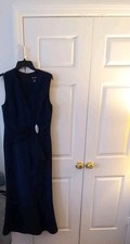 Jessica Howard Navy Full Length Size 12 Elegant Dress
