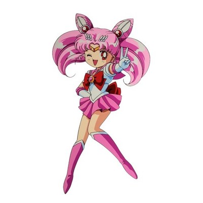Sailor Moon Chibi Moon Full Body Original Cel Animation Art Authentic Vintage JP