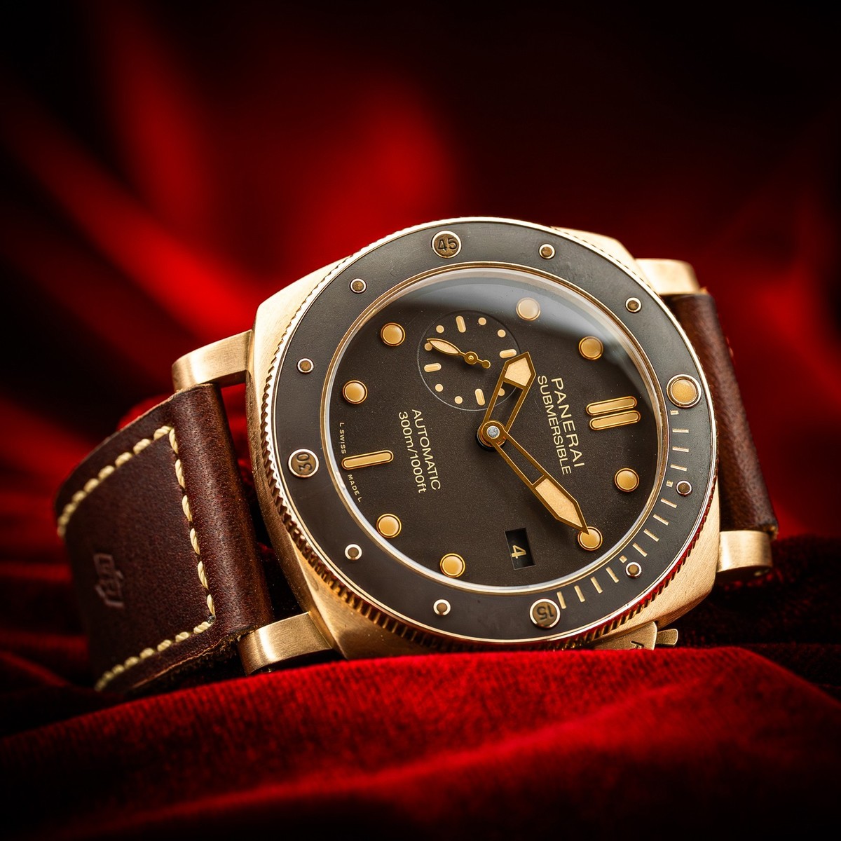 Panerai Luminor Submersible Bronzo PAM00968 47mm Box & Papers