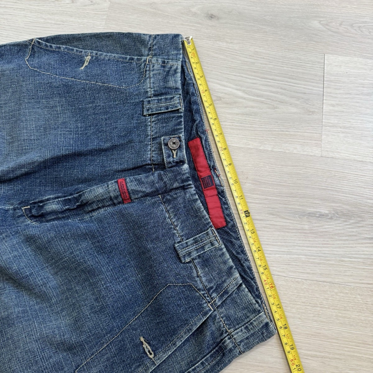 Vintage Marithe Francois Girbaud Jeans Men 38 Cargo Shuttle Tape