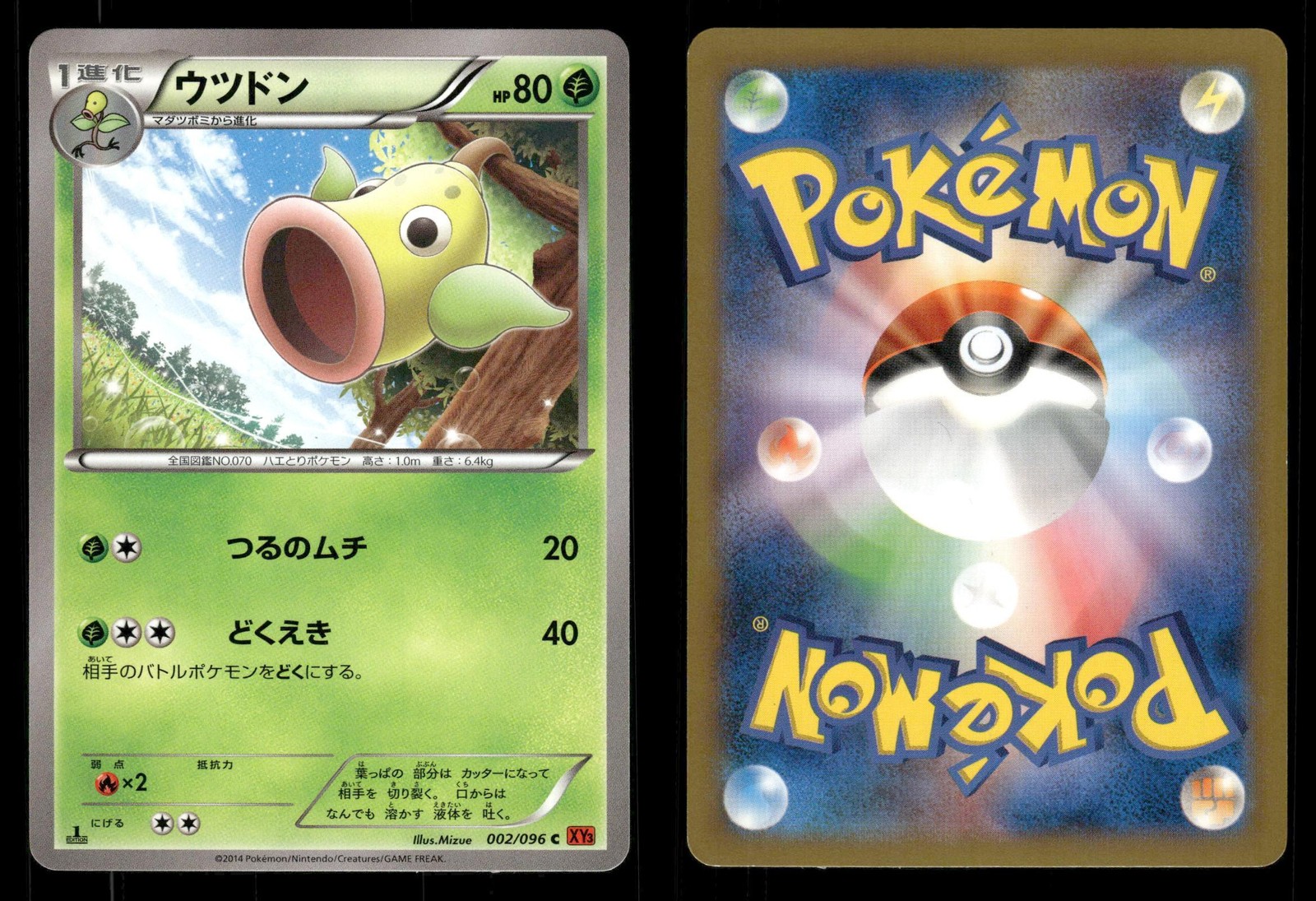 Weepinbell 002/096 Rising Fist XY3 Japanese MP