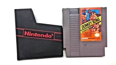 Donkey Kong Classics (Nintendo NES, 1988) Authentic Cartridge & Sleeve VERY NICE