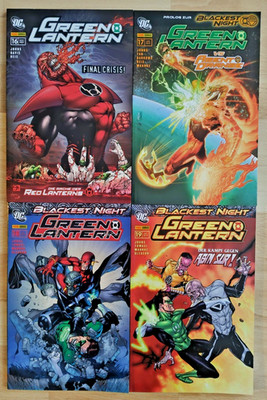 GREEN LANTERN SONDERBAND 16, 17, 18, 19 - Die Blackest Night beginnt