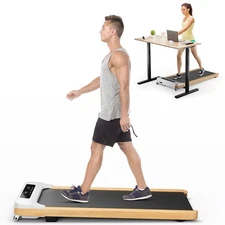 Portable Under Desk Treadmill w/ Remote Control & LED Display Walking Jogging