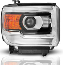 Headlight Assembly Compatible with GMC Sierra 1500 2014-2015, Sierra 2500 3500 H