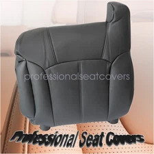 Replacement Left Driver Lean Back Seat Cover Dark Gray For 99-02 Chevy Silverado