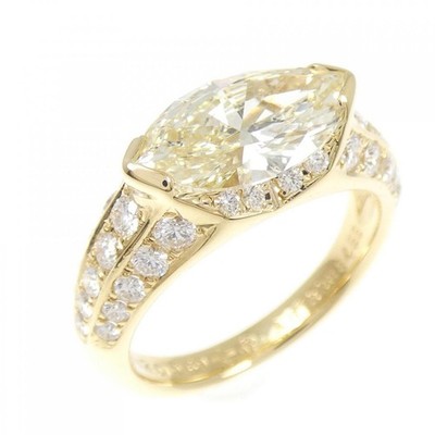 Authentic K18YG Diamond Ring 2.01CT #230-000-675-2896