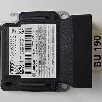 Audi S7 Restraint Diagnostic Computer Module SRS Unit Used 4G0959655B
