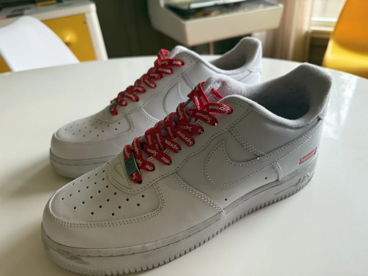 Nike Air Force 1 Supreme White for Sale | Authenticity Guaranteed