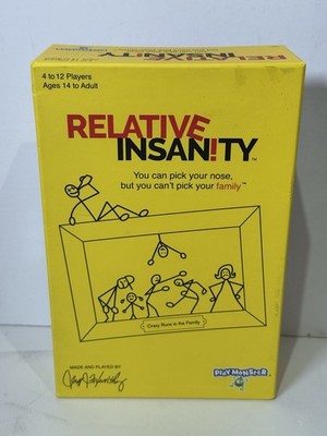 Relative Insanity Funny Family Party Card Game - Jeff Foxworthy - New Sealed