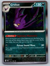 Crobat 051/086 Rare Chaos Rising Pokemon Holo Near Mint