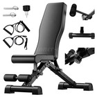 1000 lbs Adjustable Utility Bench Weight Bench Home Gym Fitness Workout Exercise
