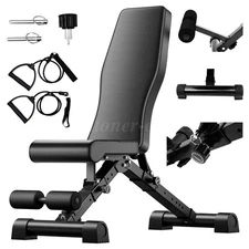 1000 lbs Adjustable Utility Bench Weight Bench Home Gym Fitness Workout Exercise