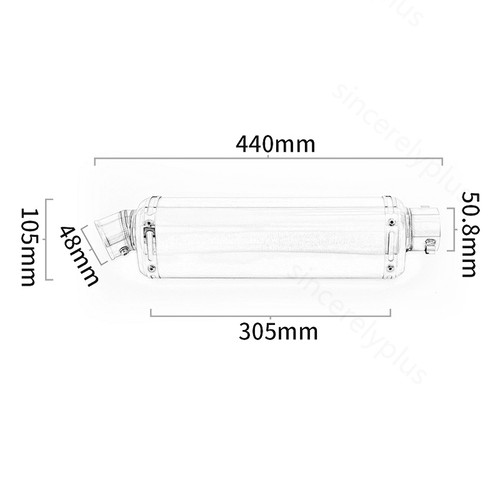 Slip-On For Suzuki SFV650 2009-2016 Exhaust Muffler Tube Middle Pipe Link System - Picture 4 of 16
