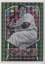 2021 Panini Mosaic Vintage Green Mosaic Prizm Robin Roberts #V6 HOF 0c2