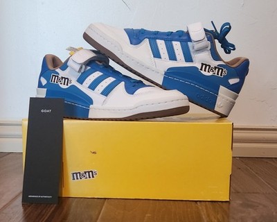 Adidas Forum Low 84 Sneakers Casual Shoes M&M's Blue White GZ1936 Men s Size 10