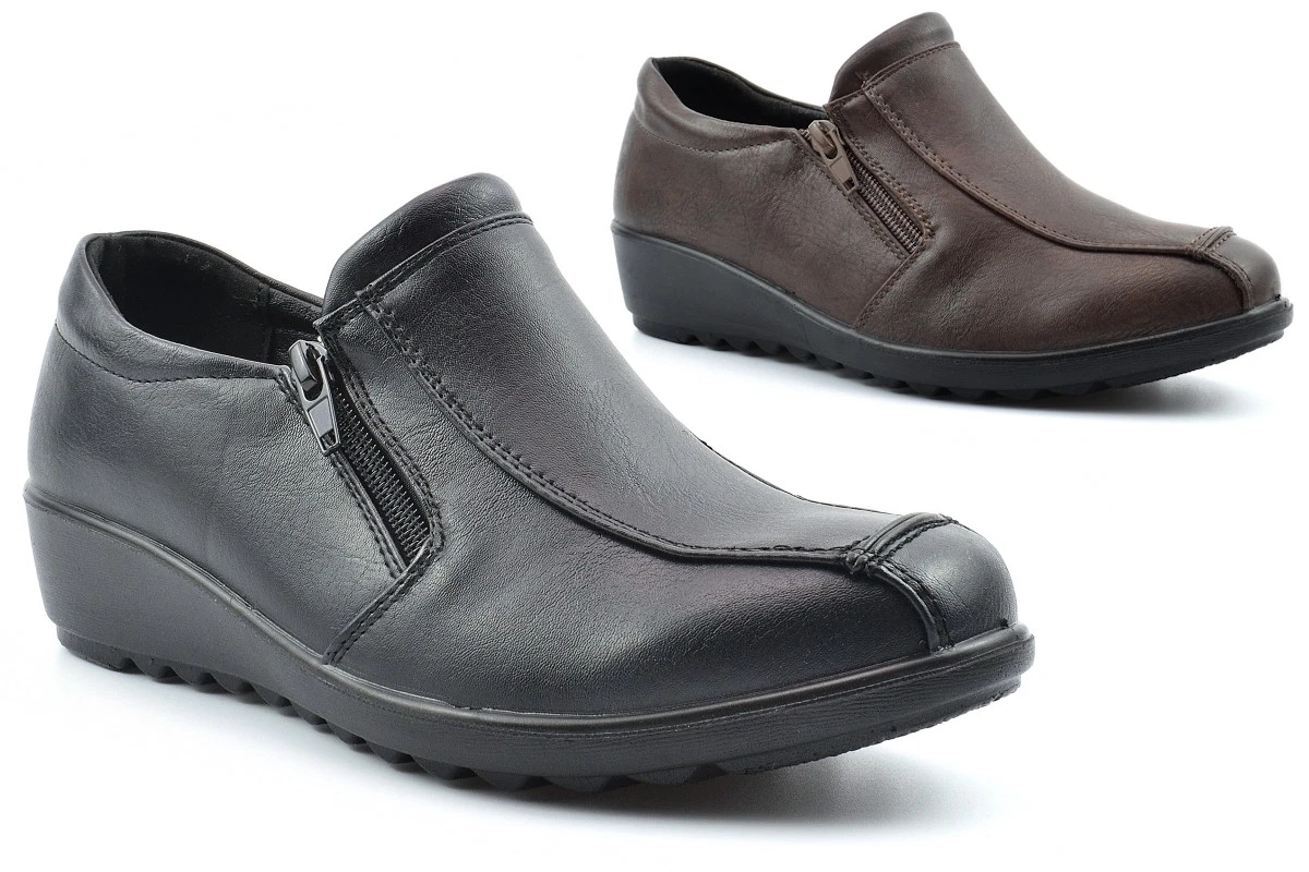 Fashion World Eeee Shoes Ladies Casual Shoes Eee Shoes Uk Lace Up Extra  Wide EEE/EEEE