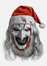 TERRIFIER 3 SANTA ART THE CLOWN DELUXE INJECTION MASK FREE SHIPPING