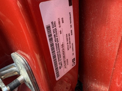 HOLDEN COMMODORE VE 08/2009-05/2013 TRANSMISSION AUTOMATIC 3.6 LFX/LWR ENGINE - Picture 4 of 12