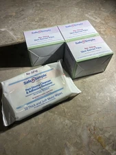75 Safe n Simple SNS00807 Large No-Sting Skin Barrier Film Wipes + 50 Cleanse  
