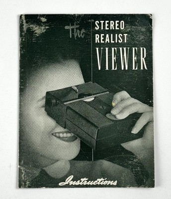 Stereo Realist Viewer Model ST-61 INSTRUCTION MANUAL USERS GUIDE BOOK / MANUAL