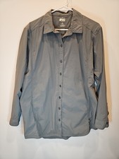 Women's Sz L REI Co-op Long Sleeve Button-up Shirt