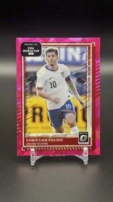 2025-26 Panini Donruss Road to World Cup Christan Pulisic #25 Pink Ice 01/25