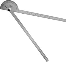 Angle Protractor Two Arm Adjustable Ruler Stainless Steel Ruler Finder Angle ...