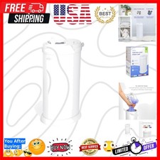 Steel Diaper Pail, Odor Locking, No Special Bag Required, , Registry Must-Hav...